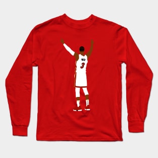 Dwyane Wade Heat Long Sleeve T-Shirt